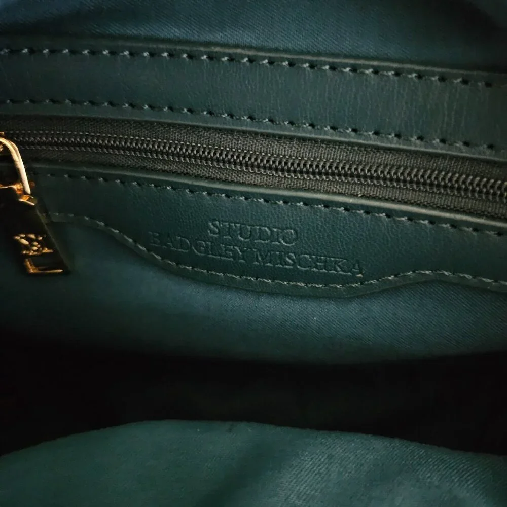 Badgley Mischka Quilted Studded Crossbody Camera Bag - Picture 6 of 10